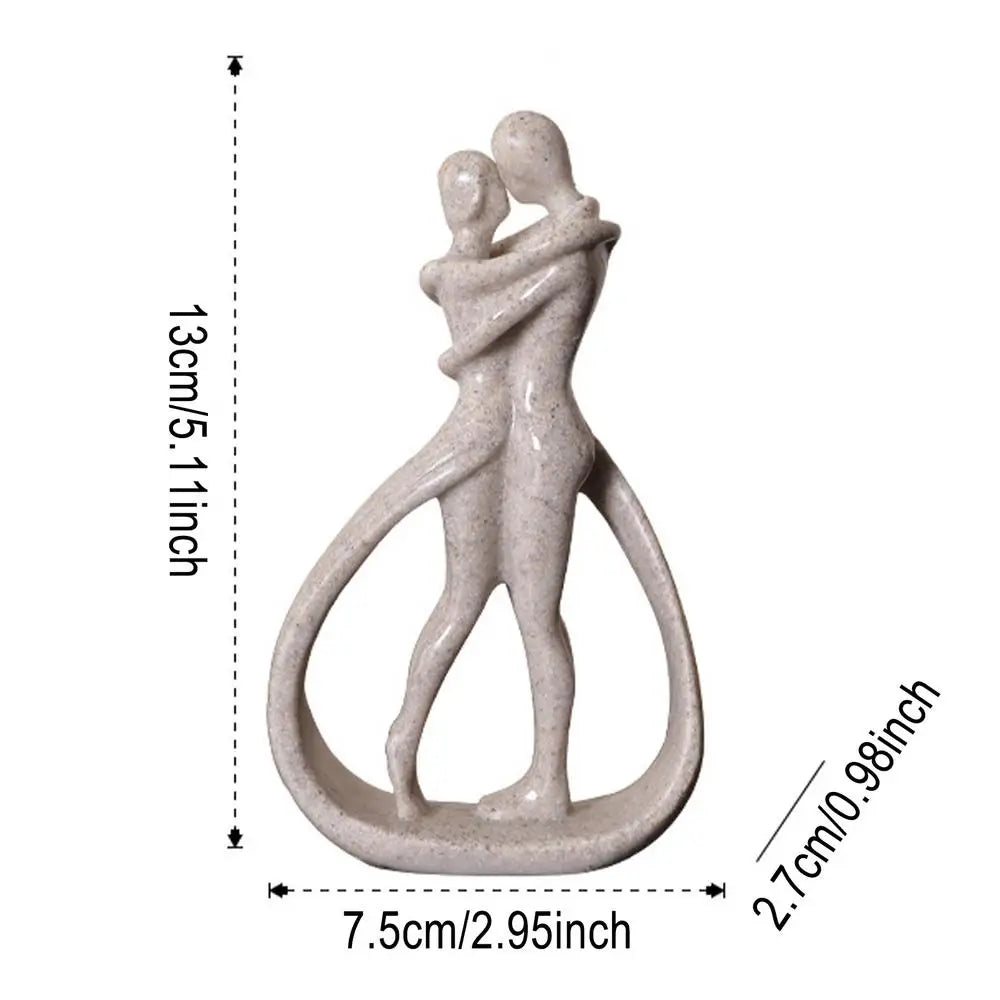 STATUE DE COUPLE AMOUREUX 🧡. 
FIGURINE EN RÉSINE