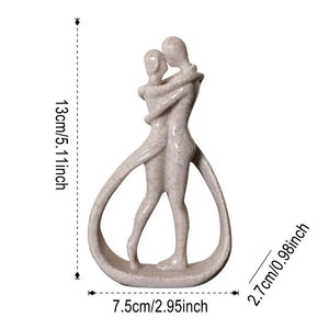 STATUE DE COUPLE AMOUREUX 🧡. 
FIGURINE EN RÉSINE