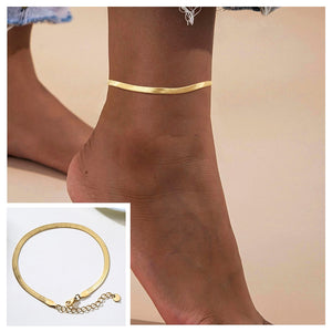 SNAKE-SHAPED ANKLE CHAIN