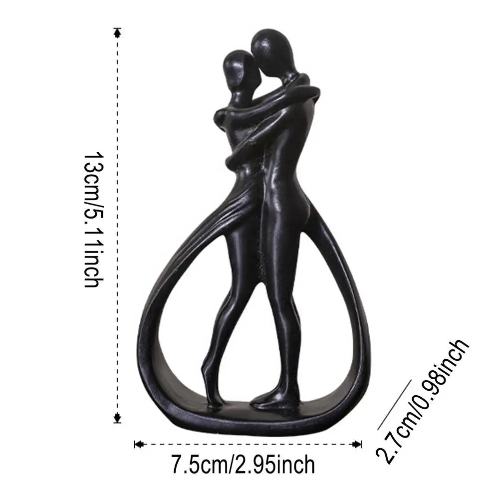 STATUE DE COUPLE AMOUREUX 🧡. 
FIGURINE EN RÉSINE