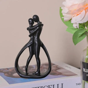 STATUE DE COUPLE AMOUREUX 🧡. 
FIGURINE EN RÉSINE