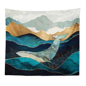 ABSTRACT WALL TAPESTRY