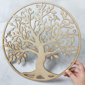 TREE OF LIFE WOODEN SIGN 