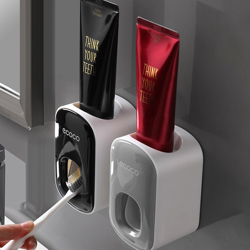 AUTOMATIC WALL-MOUNTED TOOTHPASTE DISPENSER 