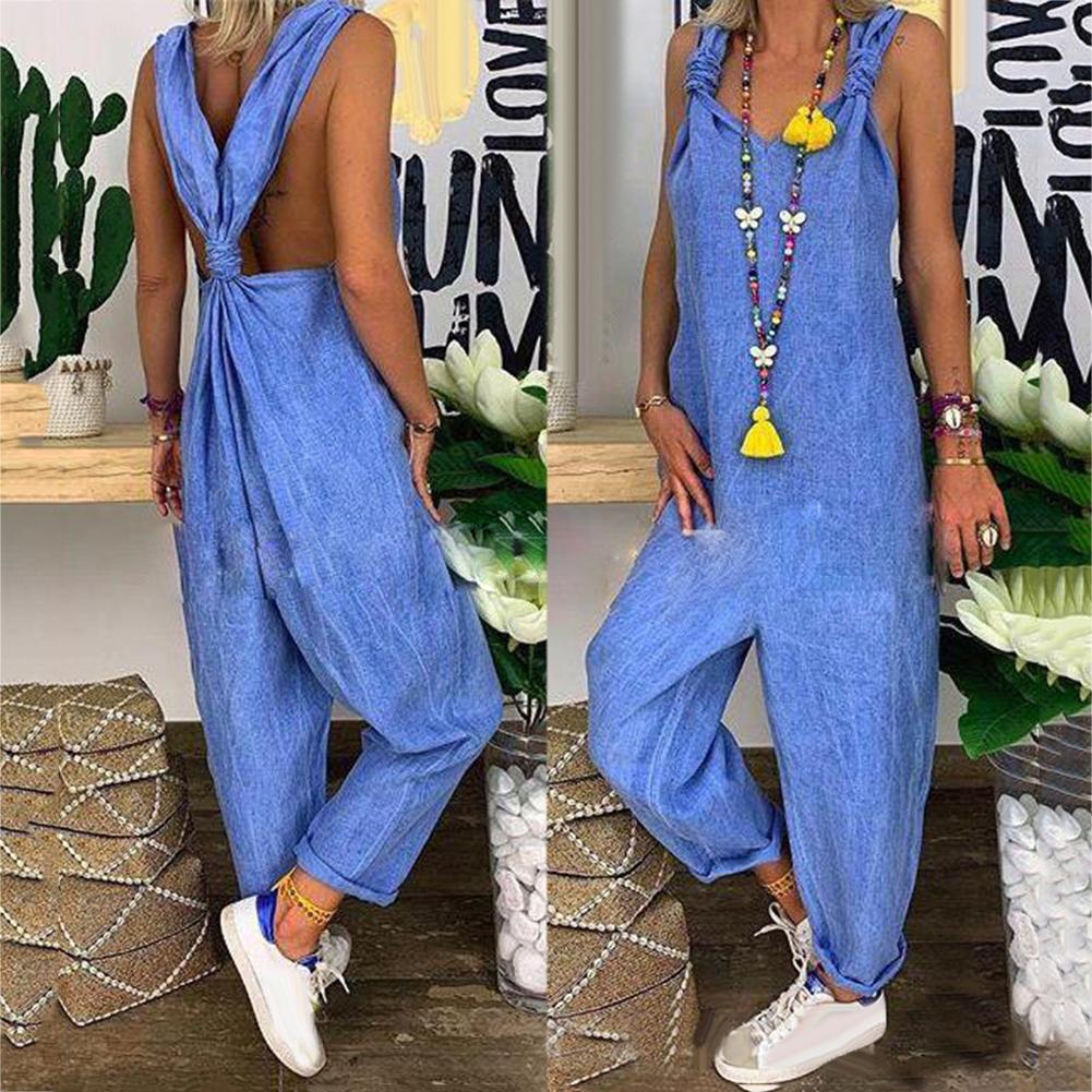 BACKLESS TIE OVERALLS