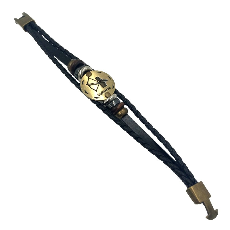 12 CONSTELLATIONS LEATHER STRAP 