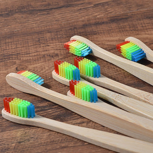 ECO-FRIENDLY BAMBOO TOOTHBRUSH (10 pieces) 