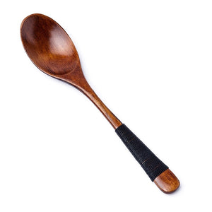 JAPANESE WOODEN SOUP SPOONS (2 pieces) 