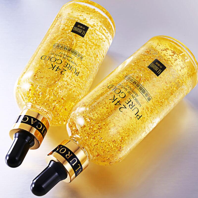 ANTI-AGING SERUM WITH NICOTINAMIDE AND 24K PURE GOLD