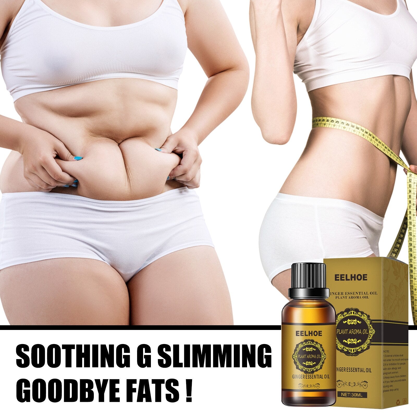 SLIMMING MASSAGE OIL WITH GINGER 