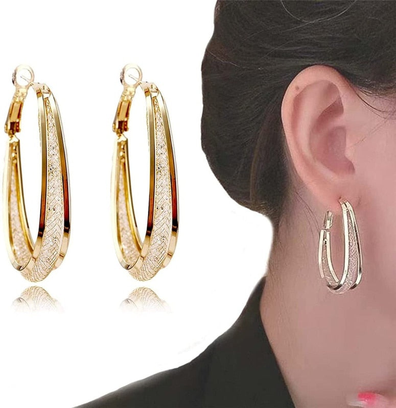 BOUCLES D'OREILLES OVALES