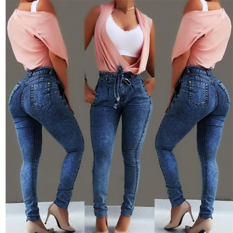 HIGH WAIST JEANS 